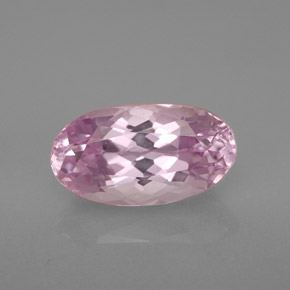 Kunzite rose naturelle coupe ovale, 4,01 ct, VVS-VS
