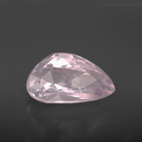 Kunzite rose naturelle en forme de poire, 4,15 ct, VVS-VS