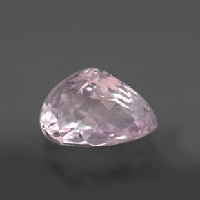 Kunzite rose naturelle en forme de poire, 4,28 ct, VVS-VS