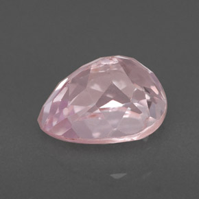 Kunzite rose naturelle en forme de poire, 2,00 ct, VVS-VS