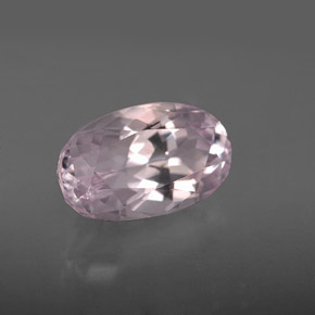 Kunzite rose naturelle coupe ovale, 4,05 ct, VVS-VS