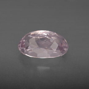 Kunzite rose naturelle coupe ovale, 4,05 ct, VVS-VS