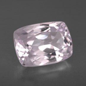 Kunzite rose naturelle coupe coussin, 4,23 ct, VS