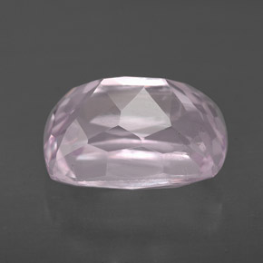 Kunzite rose naturelle coupe coussin, 4,23 ct, VS