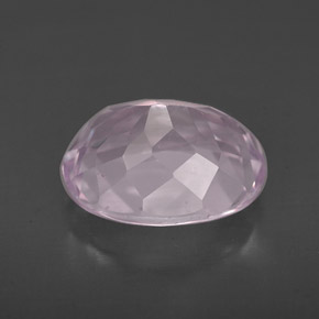 Kunzite rose naturelle coupe ovale, 3,44 ct, VVS-VS