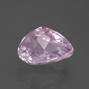 Kunzite rose naturelle en forme de poire, 6,61 ct, VVS-VS