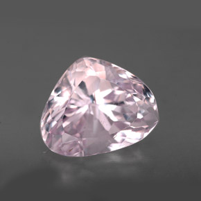 Kunzite rose naturelle en forme de poire, 5,10 ct, VVS-VS