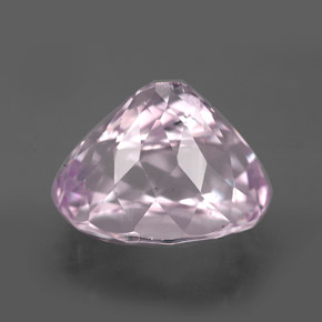 Kunzite rose naturelle coupe ovale, 7,40 ct, VVS-VS