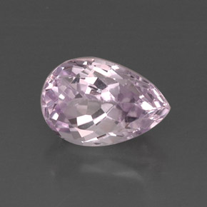 Kunzite rose naturelle en forme de poire, 6,44 ct, VVS-VS