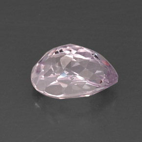 Kunzite rose naturelle en forme de poire, 6,44 ct, VVS-VS