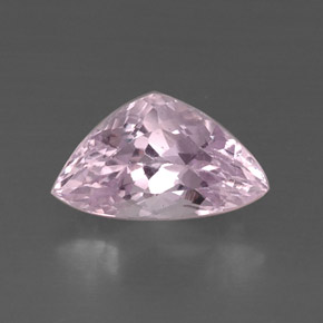 Kunzite Rose naturelle Trillion, 8.04 ct, VS