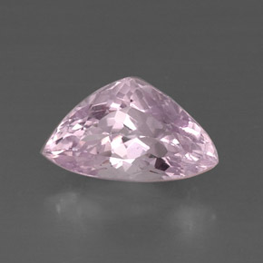 Kunzite Rose naturelle Trillion, 8.04 ct, VS