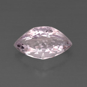 Kunzite Rose naturelle Trillion, 8.04 ct, VS