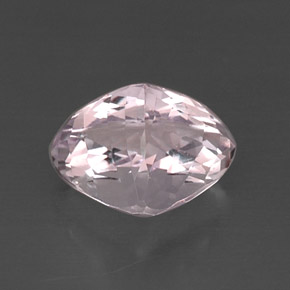 Kunzite rose naturelle trillion, 8,63 ct, VVS-VS