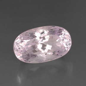 Kunzite rose naturelle coupe ovale, 14,70 ct, VVS-VS