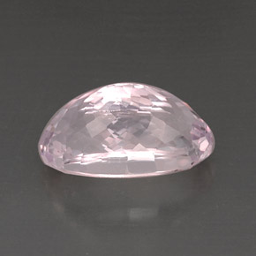 Kunzite rose naturelle coupe ovale, 14,70 ct, VVS-VS