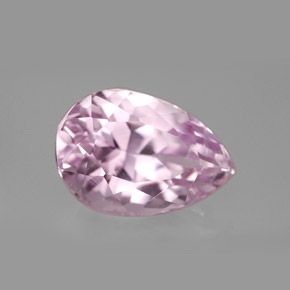 Kunzite Rose naturelle En forme de poire, 8.33 ct, VVS-VS