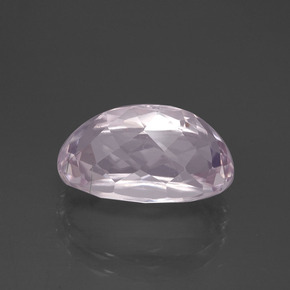 Kunzite rose naturelle coupe ovale, 7,30 ct, VVS-VS