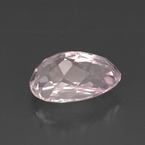 Kunzite rose naturelle en forme de poire, 6,55 ct, VVS-VS