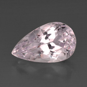 Kunzite rose naturelle en forme de poire, 11,84 ct, VVS-VS