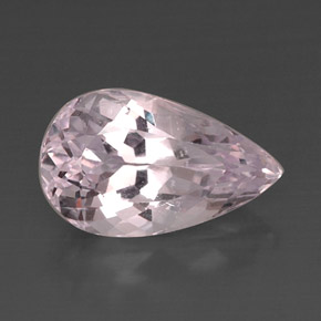 Kunzite rose naturelle en forme de poire, 11,84 ct, VVS-VS