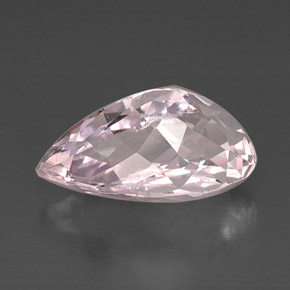 Kunzite rose naturelle en forme de poire, 11,84 ct, VVS-VS