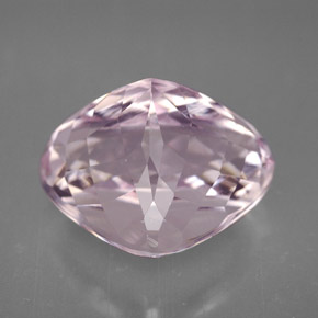 Kunzite rose naturelle en forme de poire, 10,60 ct, VVS
