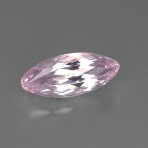 Kunzite rose naturelle marquise, 6,44 ct, VS