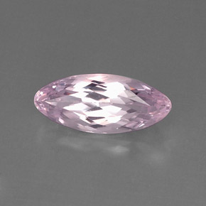 Kunzite rose naturelle marquise, 6,44 ct, VS