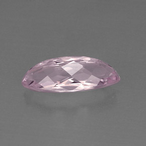 Kunzite rose naturelle marquise, 6,44 ct, VS
