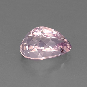 Kunzite rose naturelle en forme de poire, 5,88 ct, VS
