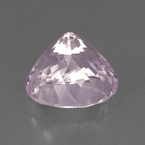 Kunzite rose naturelle coupe ovale, 11,27 ct, VVS