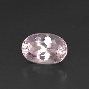 Kunzite rose naturelle coupe ovale, 5,05 ct, VVS-VS