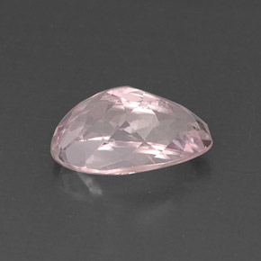 Kunzite Rose naturelle En forme de poire, 5.28 ct, VVS-VS