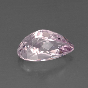 Kunzite rose naturelle en forme de poire, 8,39 ct, VVS