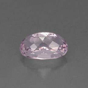 Kunzite rose naturelle coupe ovale, 6,65 ct, VVS