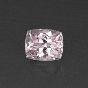 Kunzite rose naturelle coupe coussin, 4,74 ct, VVS-VS