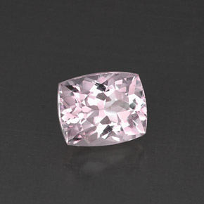 Kunzite rose naturelle coupe coussin, 4,74 ct, VVS-VS
