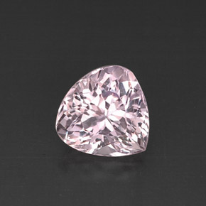 Kunzite rose naturelle en forme de poire, 5,57 ct, VVS-VS