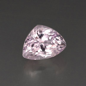 Kunzite rose naturelle trillion, 8,49 ct, VS