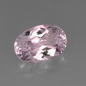 Kunzite Rose naturelle Coupe ovale, 6.60 ct, VVS