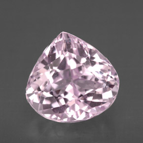 Kunzite rose naturelle en forme de poire, 4,51 ct, VVS-VS