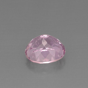 Kunzite rose naturelle coupe ovale, 7,92 ct, VS