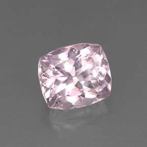 Kunzite rose naturelle coupe coussin, 8,05 ct, VVS-VS
