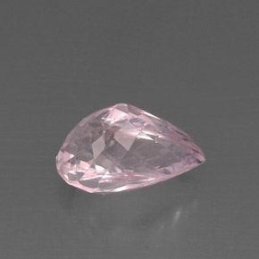 Kunzite rose naturelle en forme de poire, 9,14 ct, VS