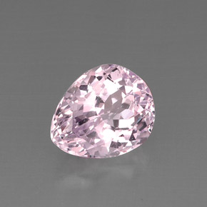 Kunzite rose naturelle en forme de poire, 9,78 ct, VS