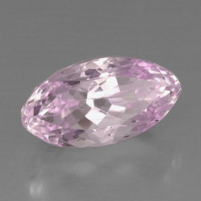 Kunzite rose naturelle marquise, 10,35 ct, VVS