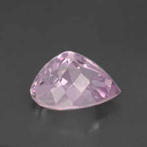 Kunzite rose naturelle en forme de poire, 13,68 ct, VVS-VS