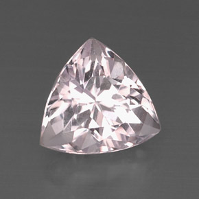 Kunzite rose naturelle trillion, 8,12 ct, VS