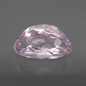 Kunzite rose naturelle coupe ovale, 4,04 ct, VS